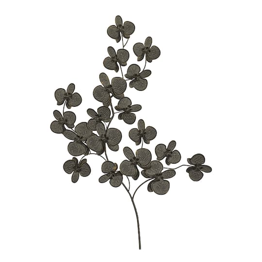 46" Black Metal Contemporary Wall Décor